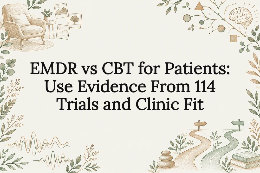 EMDR vs CBT for Patients: Use Evidence From 114 Trials and Clinic Fit
