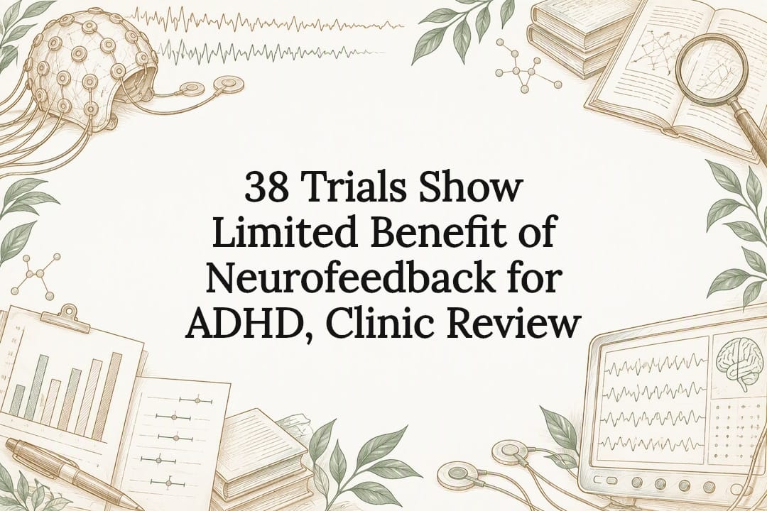 38 Trials Show Limited Benefit of Neurofeedback for ADHD, Clinic Review