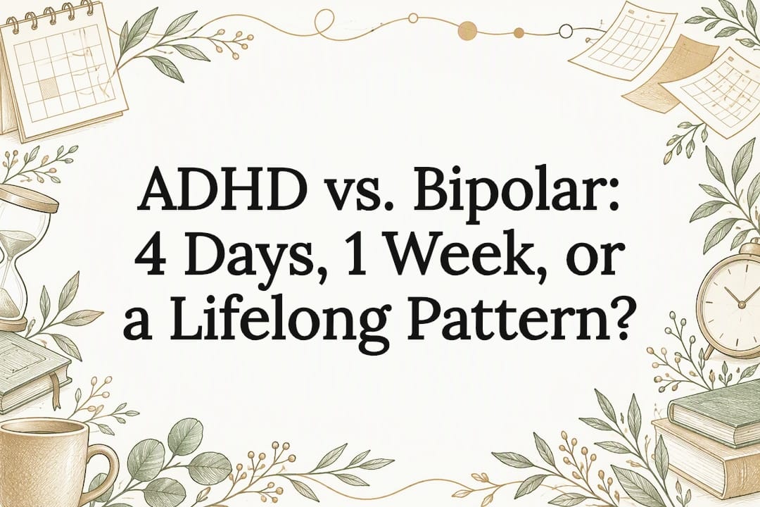 ADHD vs. Bipolar: 4 Days, 1 Week, or a Lifelong Pattern?