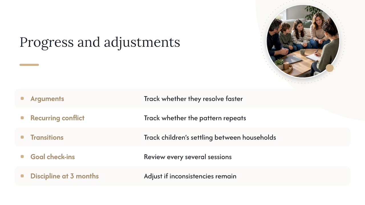 How to Evaluate Therapy Progress and When to Seek Adjustments — overview diagram