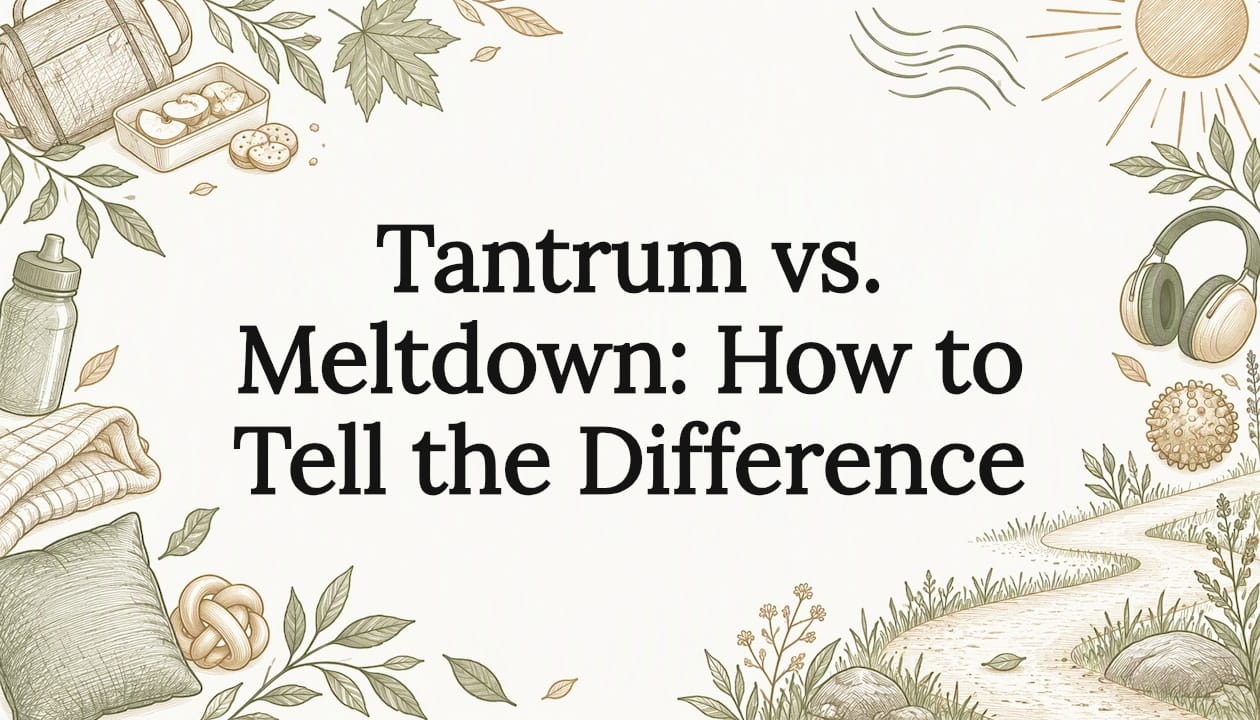 Tantrum vs. Meltdown: How to Tell the Difference